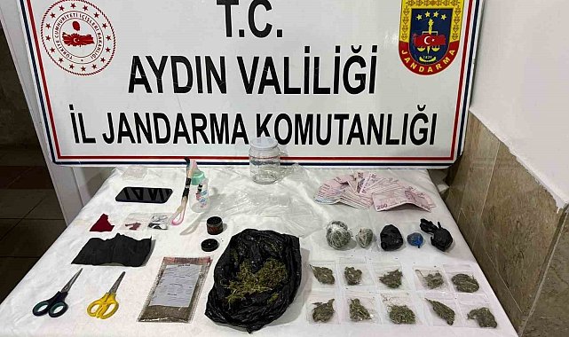 Nazilli'deki ev aramasında uyuşturucu deposu ortaya çıktı