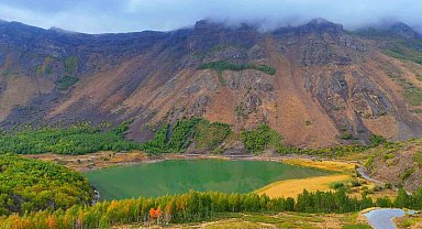 Nemrut Kalderası Milli Parkı'nda sonbahar güzelliği