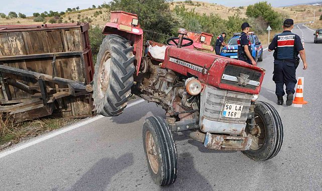 Nevşehir'de traktör kazası: 2'si çocuk, 3 yaralı