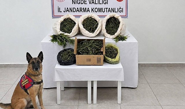 Niğde'de 10 kilo uyuşturucu ele geçirildi