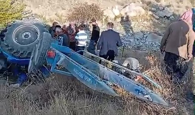 Niğde'de traktör devrildi: 1 ağır yaralı