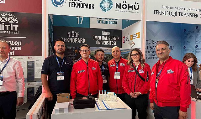 NÖHÜ Teknopark'ın buluşları Teknofest'te ilgi gördü