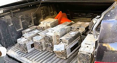 Nusaybin'de kaçak elektrikle kripto para üretimi