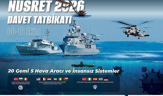 Nusret-2026 Davet Tatbikatı 6 Ekim'de başlayacak