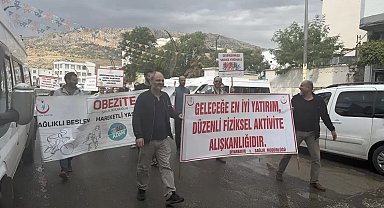 Obeziteye dikkat çekmek için yürüdüler
