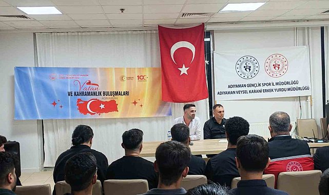 Öğrenci yurdunda "Vatan ve Kahramanlık Buluşmaları" gerçekleştirildi