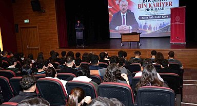 Öğrenciler kariyer yolculuğuna ilham veren isimlerle buluşuyor