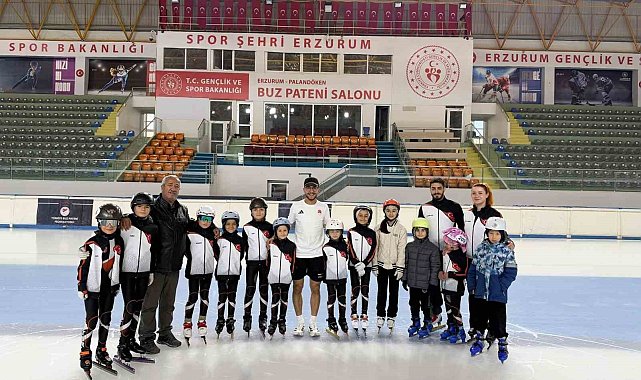 Olimpik Sporcu Furkan Akar, geleceğin sürat patencilerine ilham oluyor