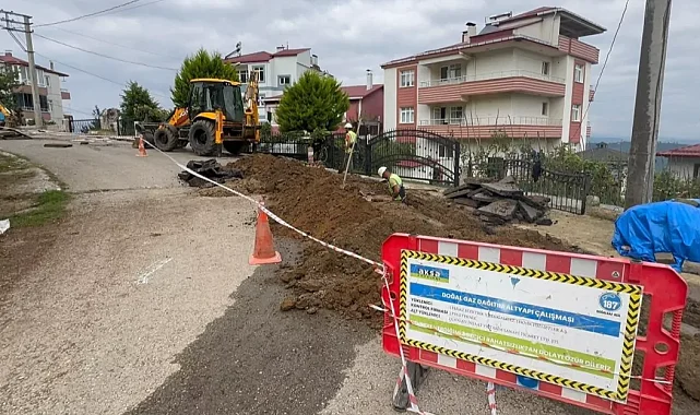 Ordu Kabadüz'de doğalgaz sevinci