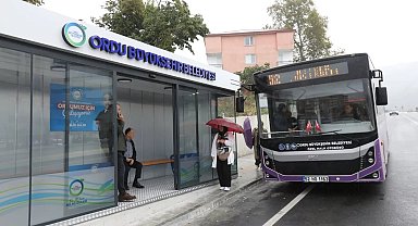 Ordu Şehir Hastanesi'ne modern durak konforu