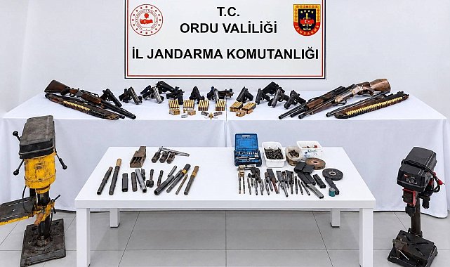 Ordu'da silah kaçakçılığı operasyonunda 2 gözaltı