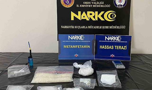 Ordu'da uyuşturucu operasyonunda 1 tutuklama