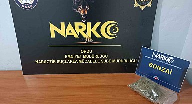Ordu'da uyuşturucu operasyonunda 1 tutuklama