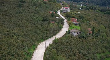 Ordu'da Ünye Çatak'ın yolu yenileniyor