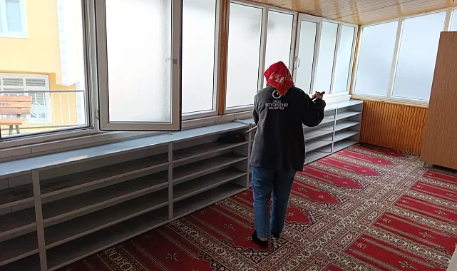 Ordu'nun camilerinde temizlik mesaisi