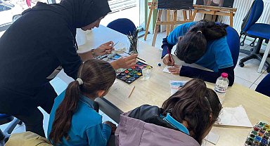 Ortaokul öğrencileri keyifli bir gün geçirdi