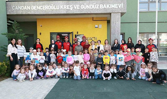 Osmangazi'de kreş öğrencileri afetlere karşı bilinçlendirildi