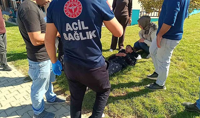 Otomobil ile motosiklet çarpıştı: 1 yaralı