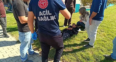 Otomobil ile motosiklet çarpıştı: 1 yaralı