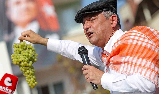 Özgür Özel'den Sarıgöl'de üzüm üreticilerine 7 maddelik çözüm önerisi