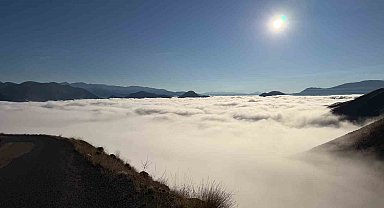 Palu'da sis manzarası mest etti