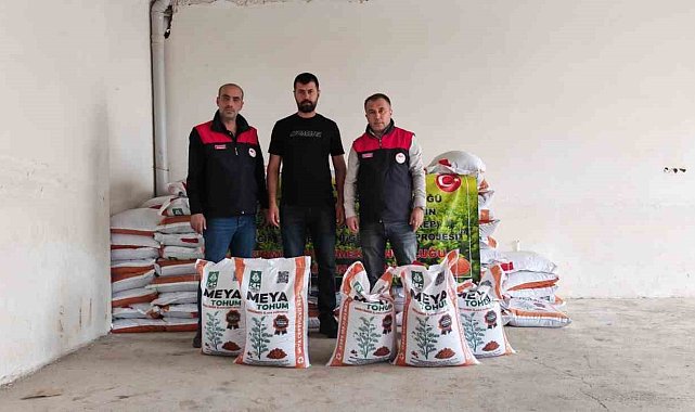 Palu'da üreticilere yüzde 70 hibeli kırmızı mercimek tohumu dağıtıldı