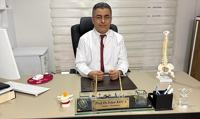 Prof. Dr. İrfan Koca: "Omurga tedavisinde erken tanı ve bütüncül tedavi büyük önem taşıyor"