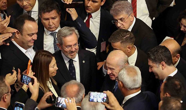 Rektör Fatma Aydın, Mecliste yeni yasama yılı resepsiyonuna katıldı