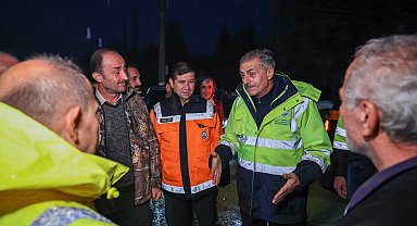 Sakarya'da taşkından etkilenen bölgelere yakın mercek