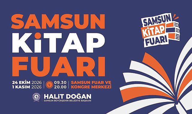 Samsun Kitap Fuarı 24 Ekim'de başlıyor