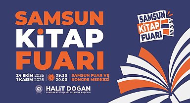 Samsun Kitap Fuarı 24 Ekim'de başlıyor