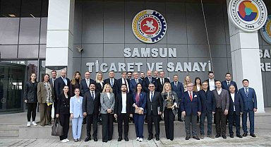 Samsun TSO'da yeni yatırım ve iş birlikleri görüşüldü