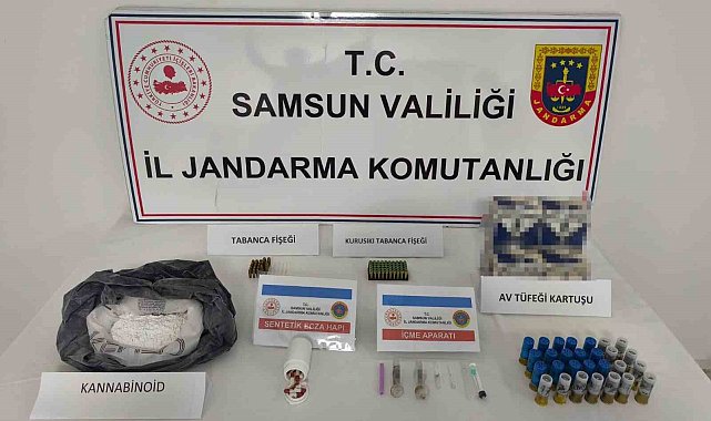 Samsun'da 1 kilo 99 gram bonzai ham maddesi ele geçirildi
