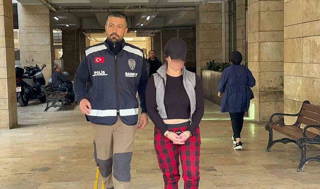 Samsun'da 4 yıl 2 ay 25 gün hapis cezası bulunan kadın yakalandı