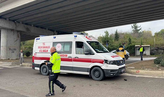 Samsun'da ambulans ile yolcu minibüsü çarpıştı