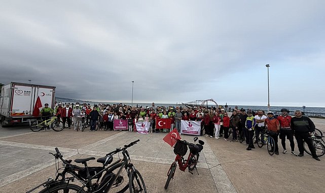 Samsun'da Cumhuriyet Bayramı kutlamaları kapsamında pedal çevrildi