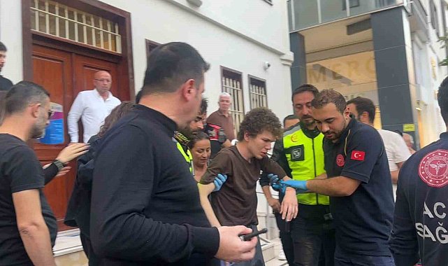 Samsun'da genç, cadde ortasında darbedildi