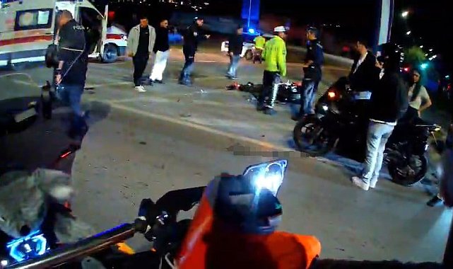 Samsun'da motosiklet devrildi, sürücü yaralandı