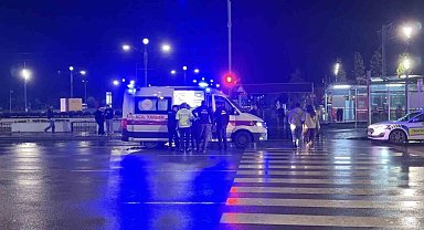 Samsun'da SUV aracın çarptığı yaya yaralandı