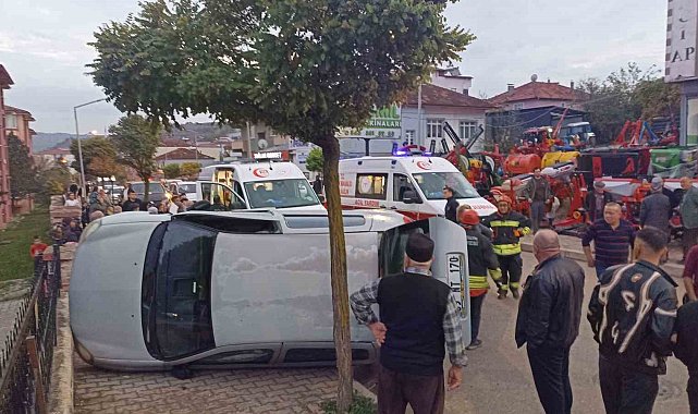 Samsun'da trafik kazası: 4 yaralı