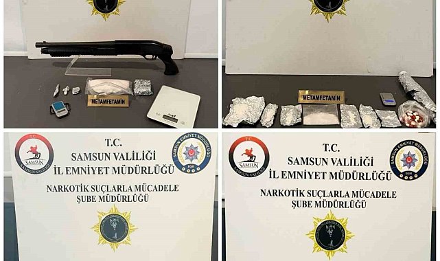 Samsun'da uyuşturucu operasyonu: 10 şahsa adli işlem