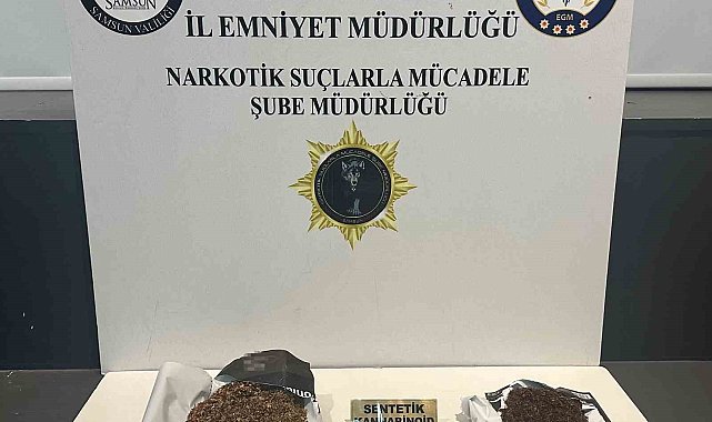 Samsun'da uyuşturucu operasyonu: 2 gözaltı