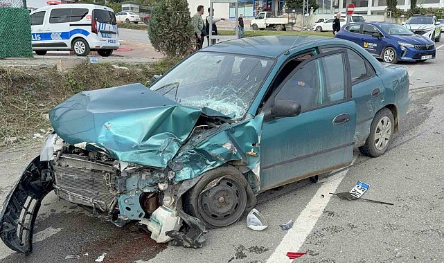 Samsun'da zincirleme kaza: 2 yaralı