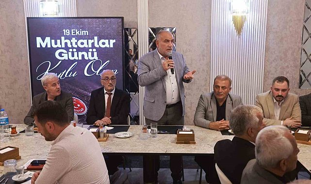Sandıkçı'dan muhtarlara Muhtarlar Günü jesti