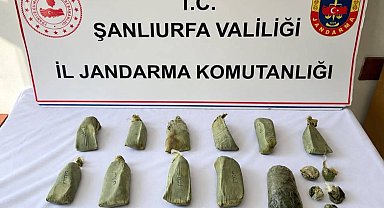 Şanlıurfa'da 5,5 kilogram esrar ele geçirildi