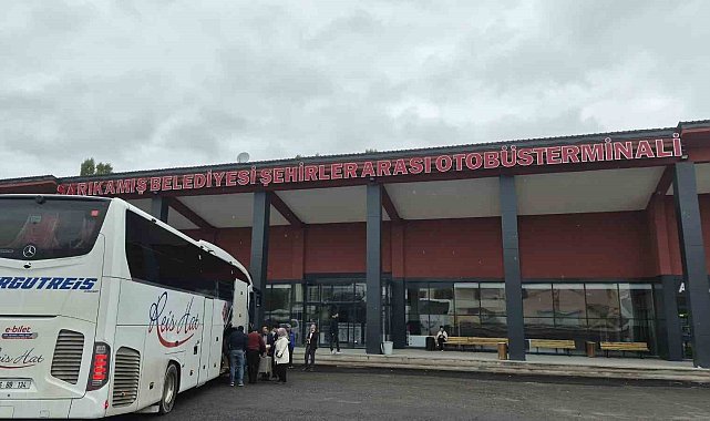 Sarıkamış şehirlerarası otobüs terminali hizmete girdi