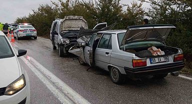 Şarköy'de iki araç çarpıştı: 7 yaralı
