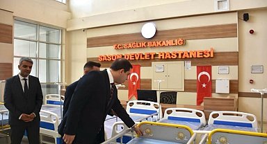 Sason'da yatağa bağımlı vatandaşlar için 10 hasta yatağı temin edildi
