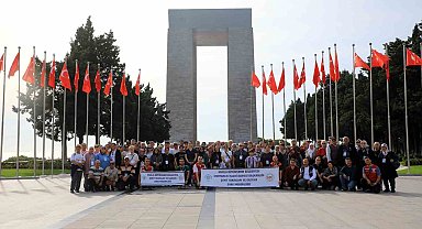 Şehit ailelerinden Çanakkale ziyareti