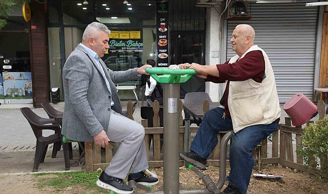Şehzadeler'de mahallelinin spor aleti talebi karşılık buldu